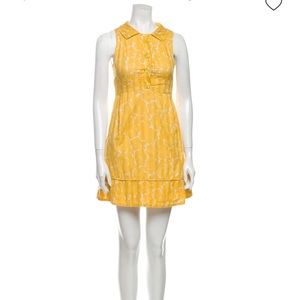 MARC BY MARC JACOBS Vintage Retro Floral Sleeveless Dress Size 2